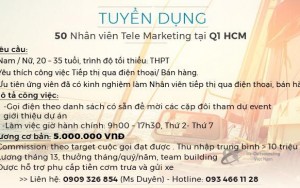 Tuyển dụng vị trí Telemarketing