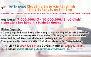 Tuyển dụng vị trí :