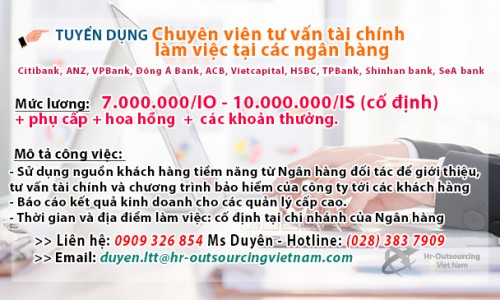 Tuyển dụng vị trí : 